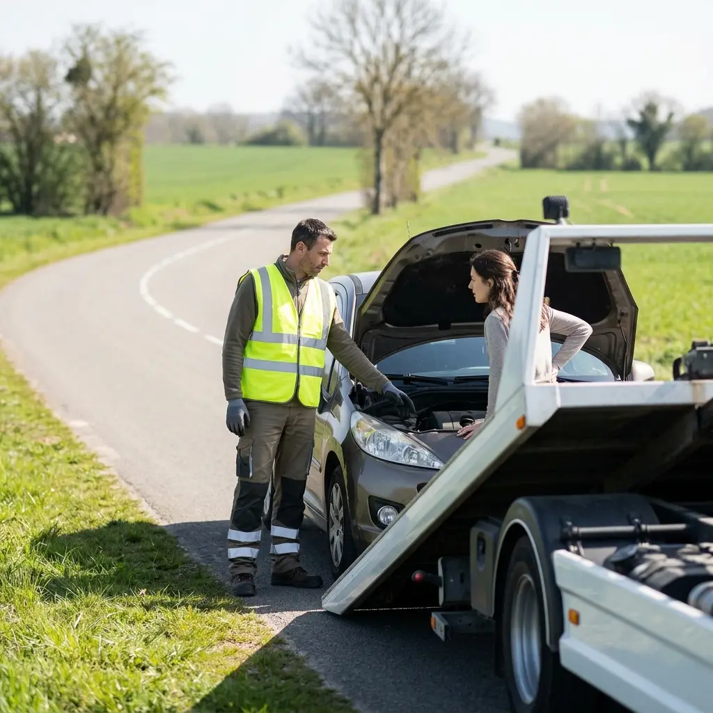 Précautions lors d'une panne mécanique