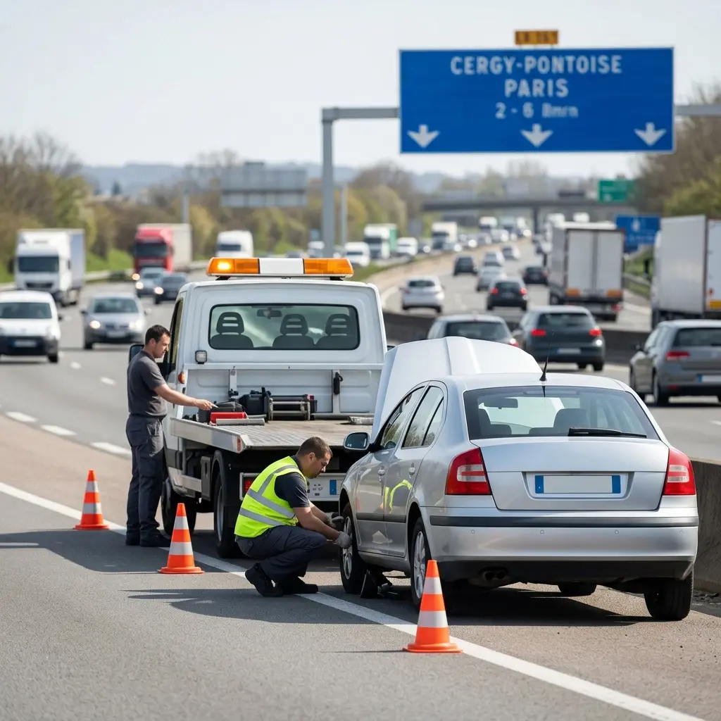 Comment réagir lors d'une panne sur les axes rapides du Val-d'Oise ?