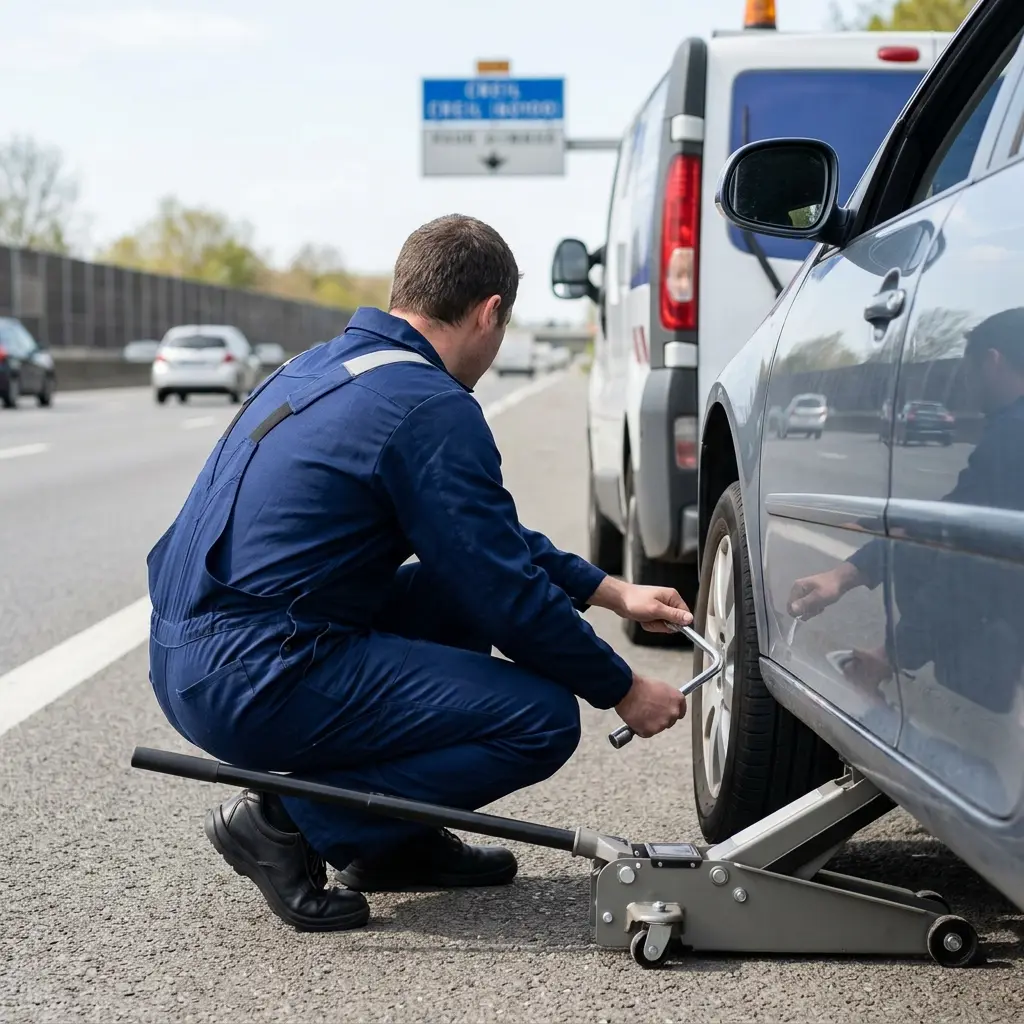 Comment se déroule l'intervention de dépannage autoroute à Creil