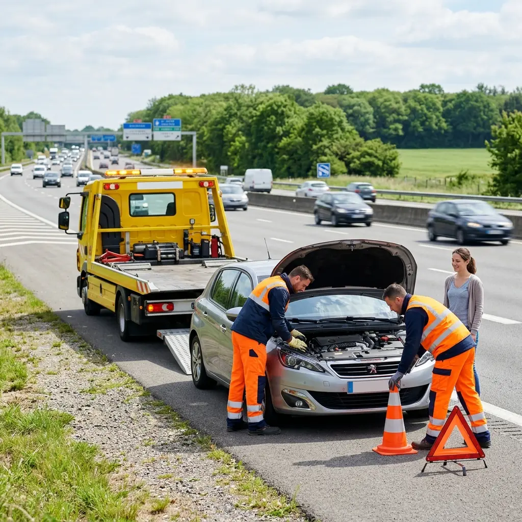 Un service de dépannage routier serein et professionnel