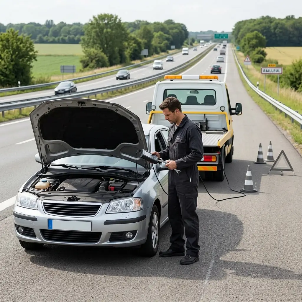 Dépannage autoroute Bailleul-sur-Thérain (60930)