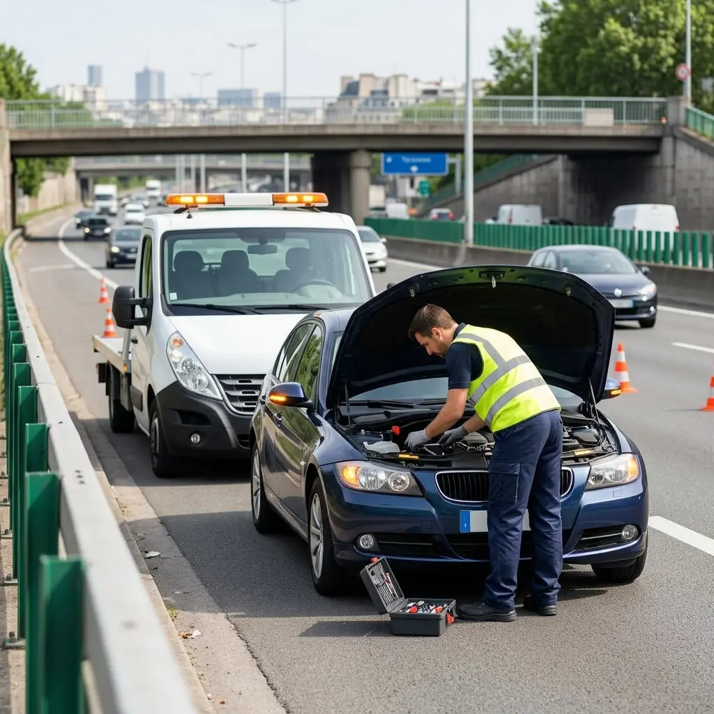 Réponses aux pannes en urgence sur l’autoroute parisienne