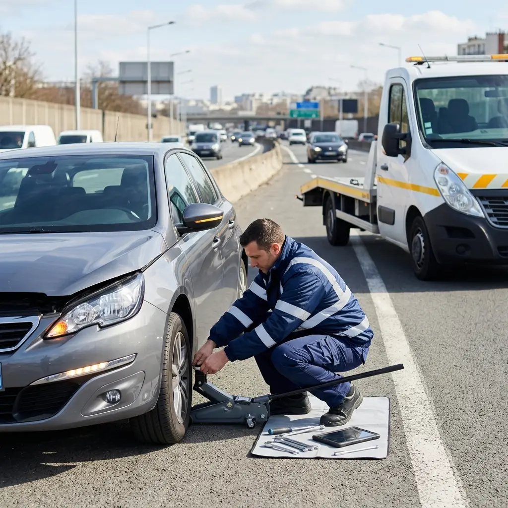 Pourquoi choisir notre service de dépannage autoroute à Paris 7
