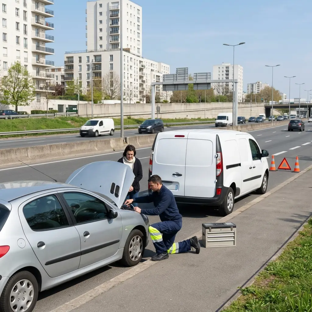 Dépannage autoroute Paris 20 (75020)