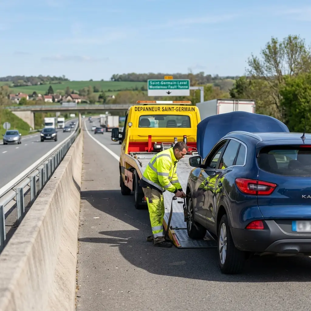 Dépannage autoroute Saint-Germain-Laval (77130)