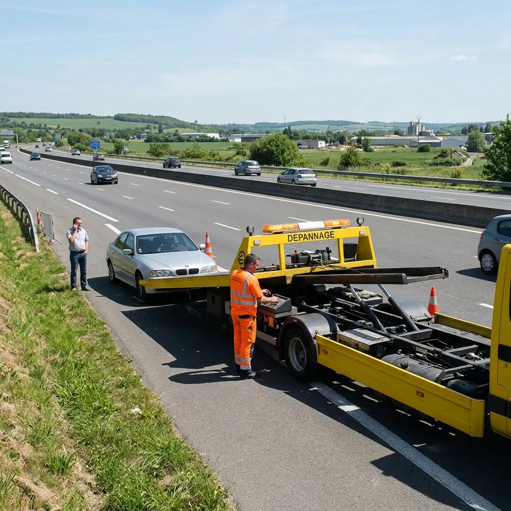 Dépannage autoroute Varennes-sur-Seine (77130)