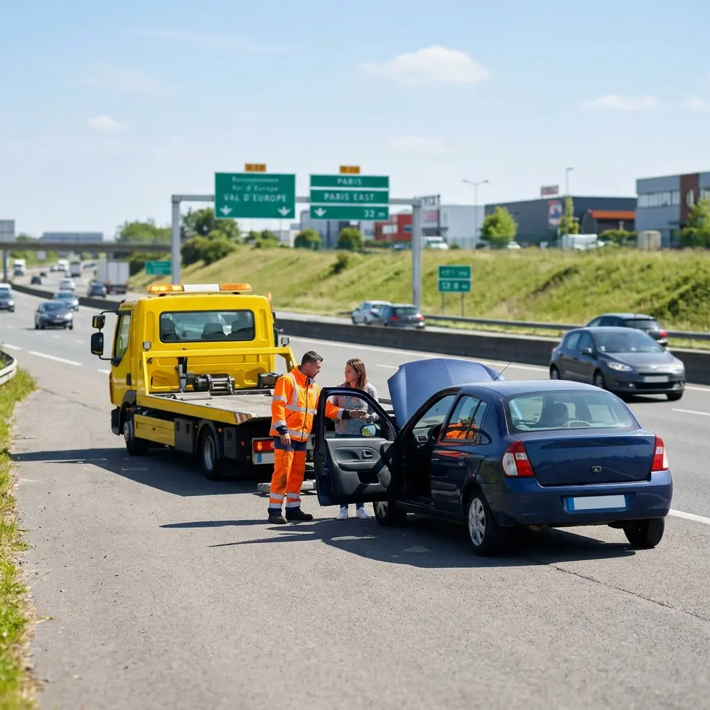 Dépannage autoroute Montévrain (77144)