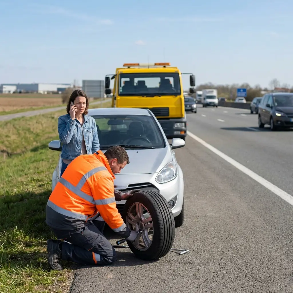 Dépannage autoroute Ferrières-en-Brie (77164)