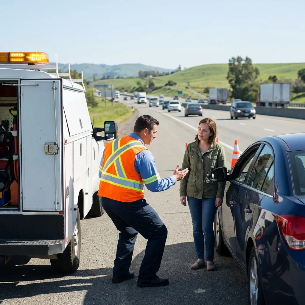 Comment se déroule une intervention de dépannage autoroute à Saint‑Mard