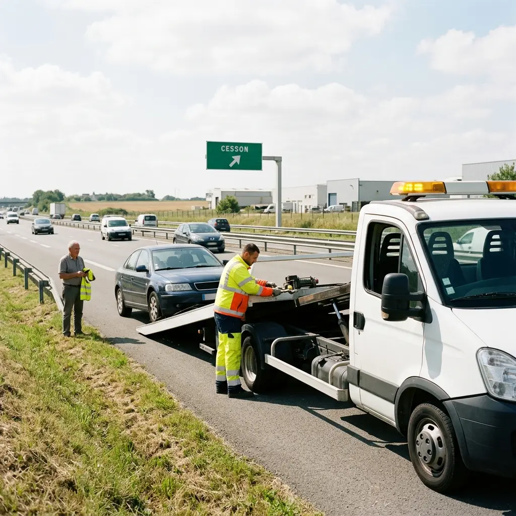 Dépannage autoroute Cesson (77240)