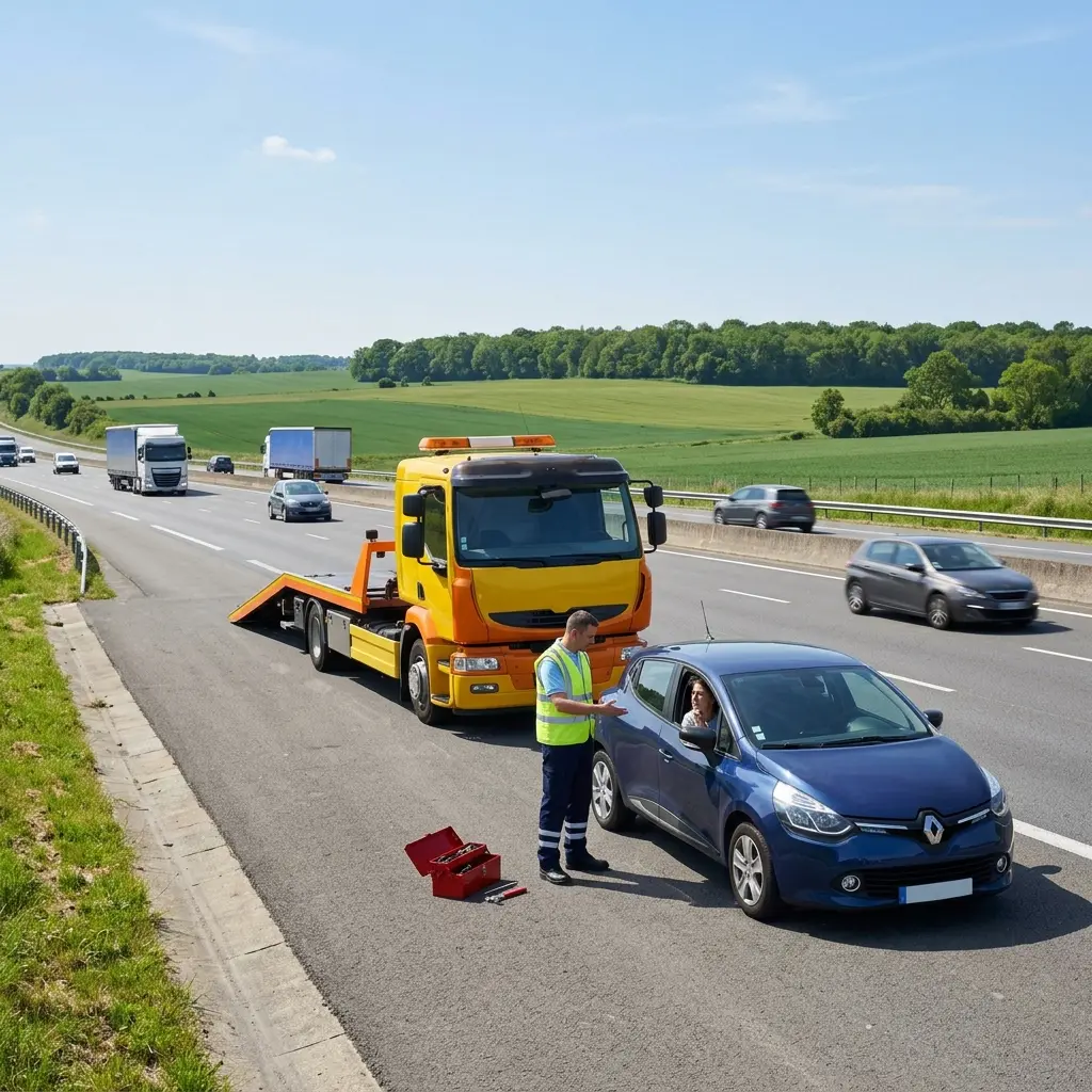 Dépannage autoroute Ferté-Gaucher (77320)