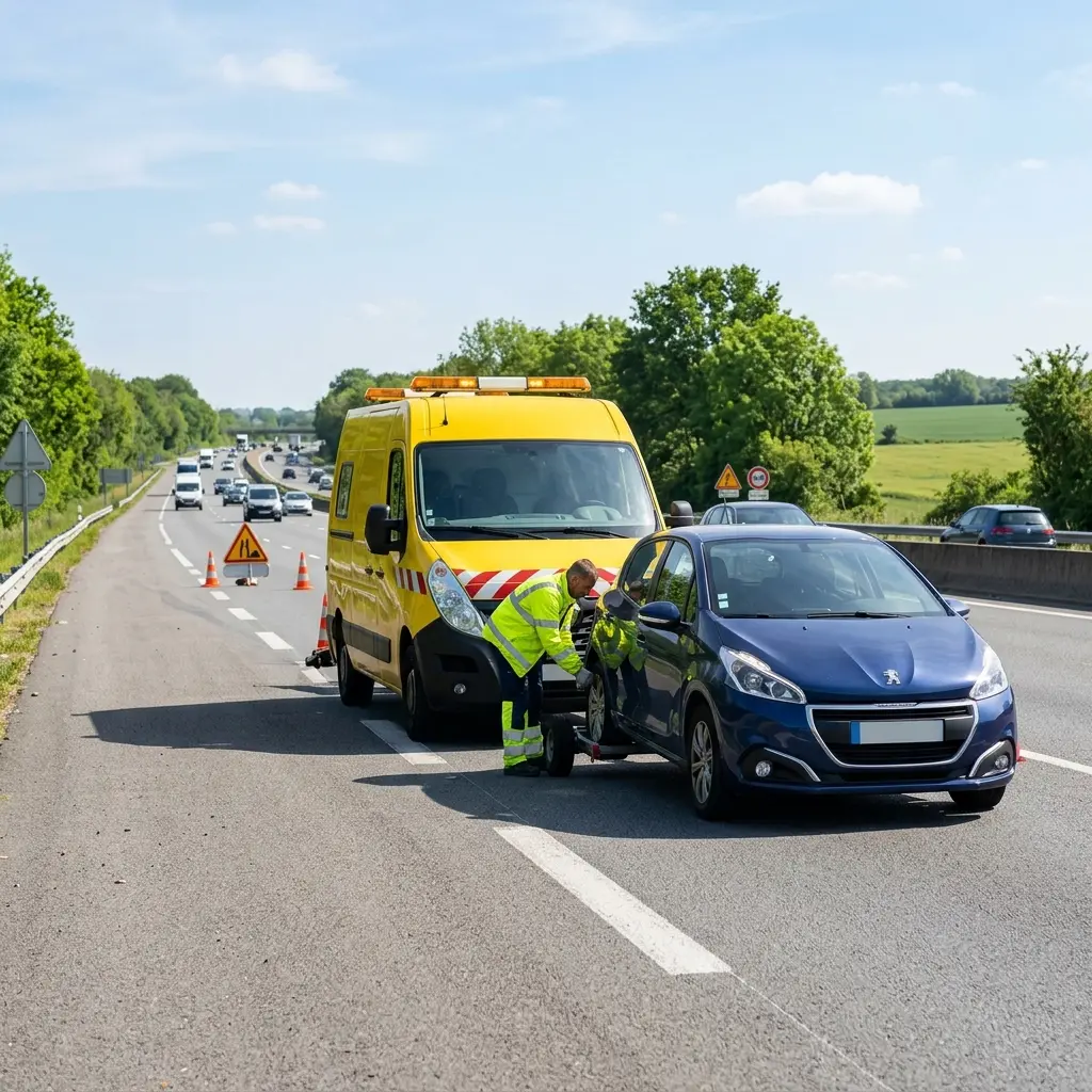 Comment se déroule l’intervention en pleine autoroute à Lizy-sur-Ourcq ?