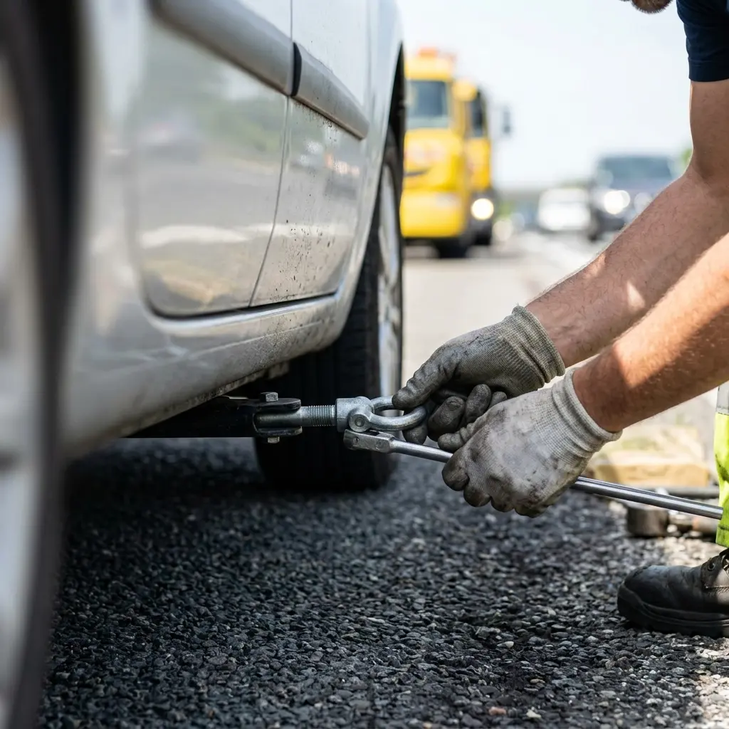 Quel est le déroulement typique d’une intervention de dépannage autoroute à Montry ?