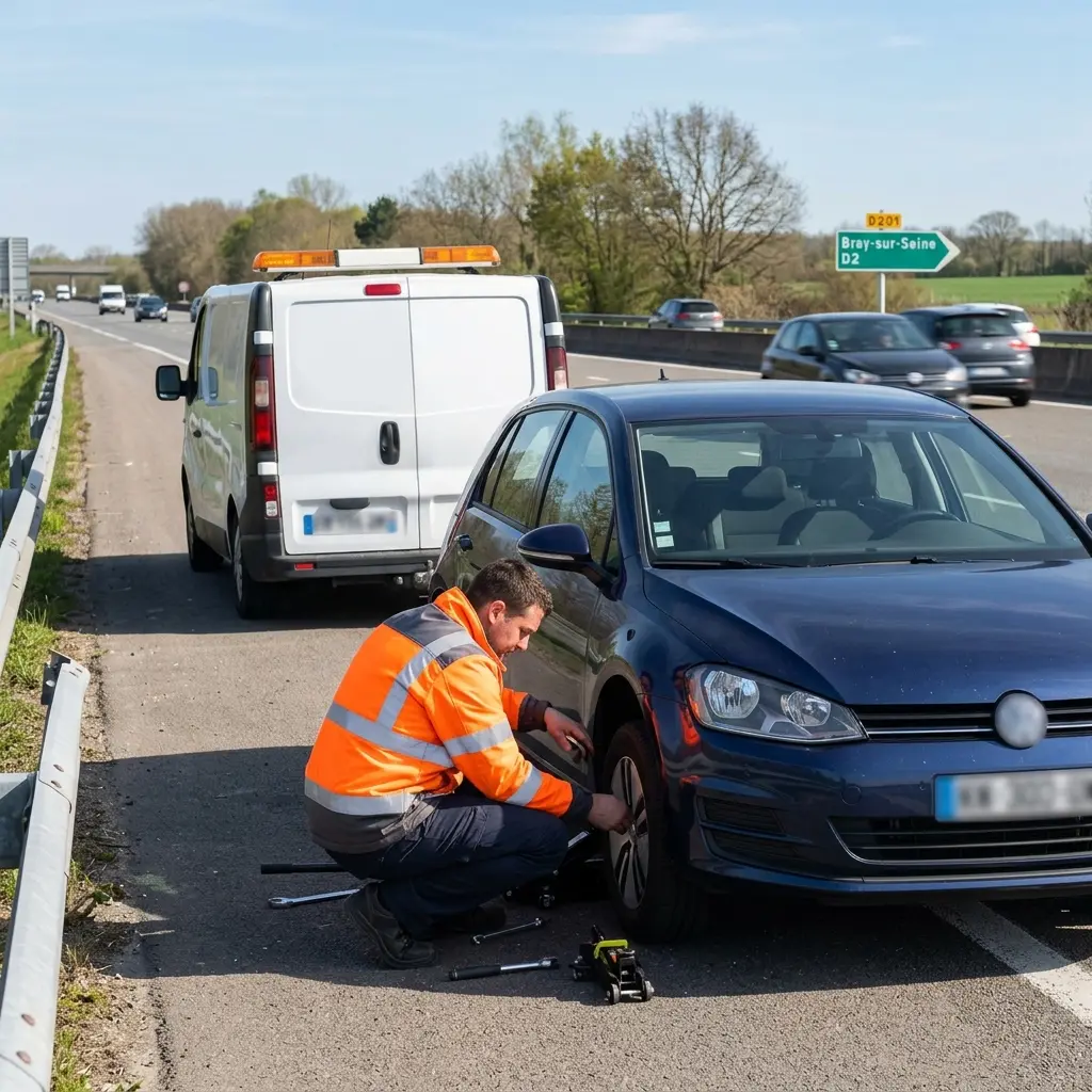 Pourquoi choisir notre service de dépannage autoroute à Bray-sur-Seine