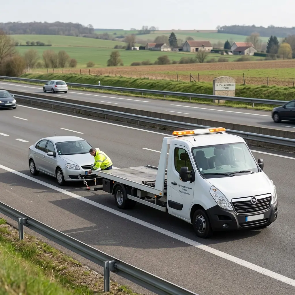 Dépannage autoroute Crécy-la-Chapelle (77580)