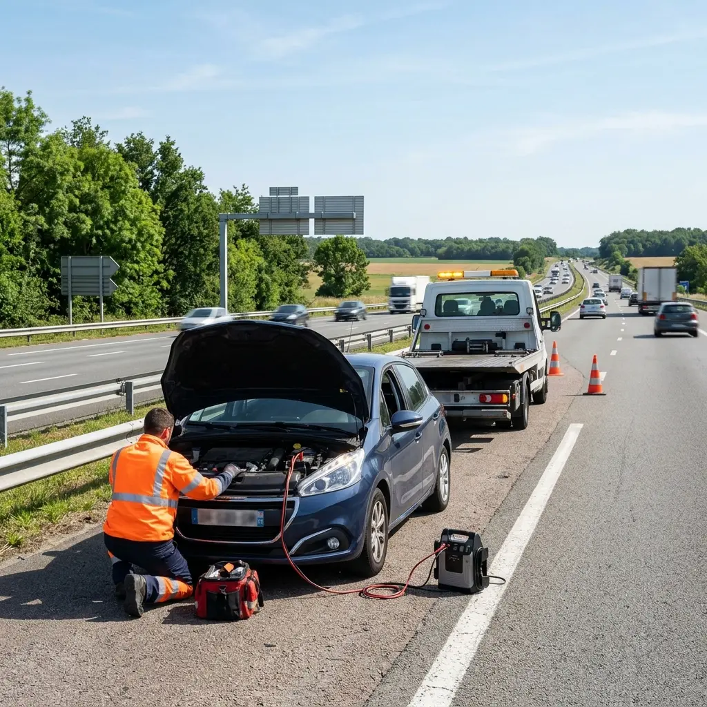 Notre méthode pour un dépannage autoroute rapide à Guérard