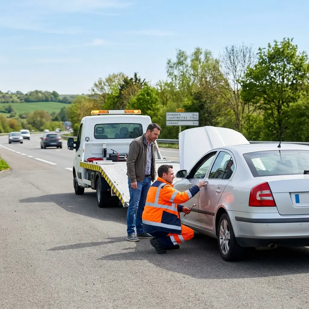Dépannage autoroute Chartrettes (77590)