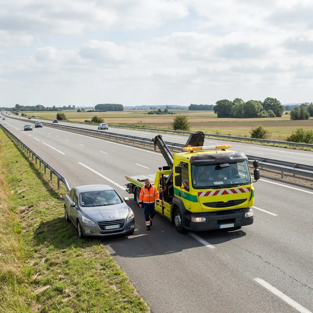 Dépannage autoroute Égreville (77620)