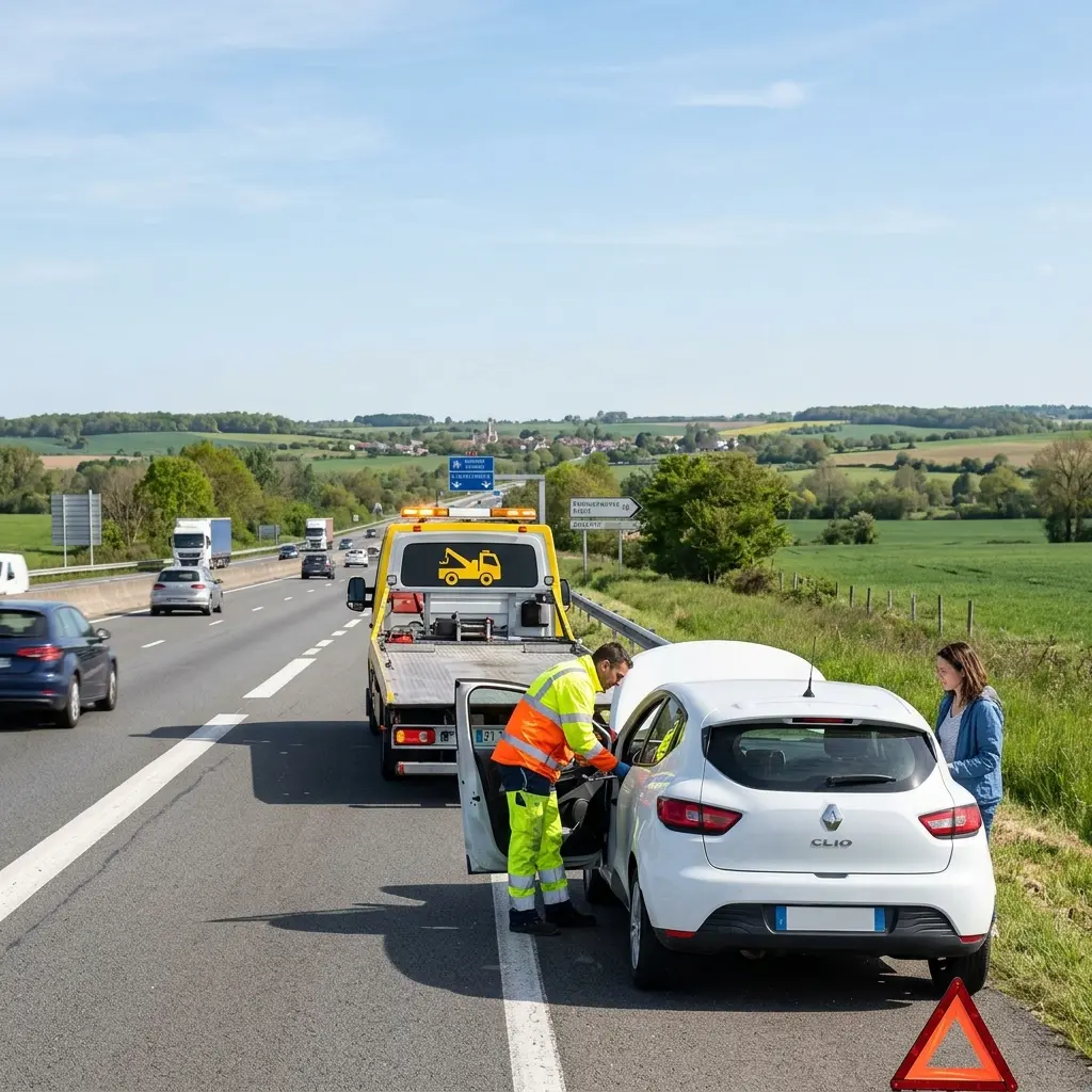 Bons gestes à adopter lorsqu’un incident survient sur l’autoroute à Jouarre