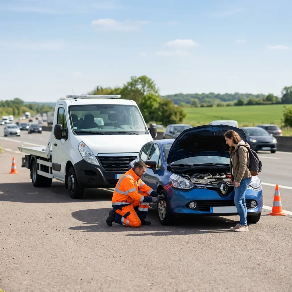 Dépannage autoroute Montigny-sur-Loing (77690)