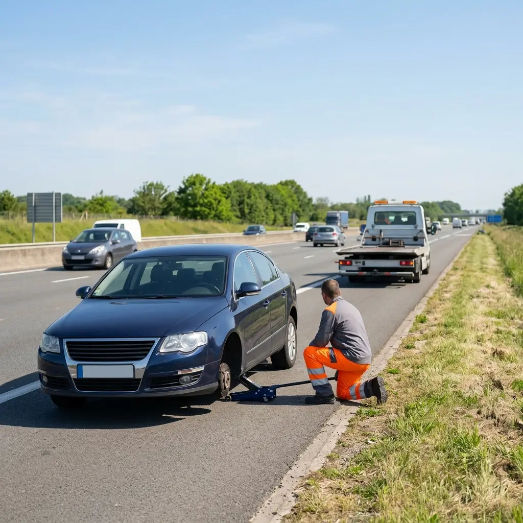 Notre méthode de dépannage autoroute à Serris