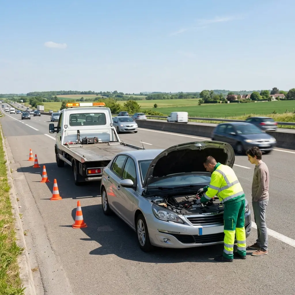 Bons gestes à adopter avant, pendant et après une panne sur l’autoroute à Vulaines-sur‑Seine