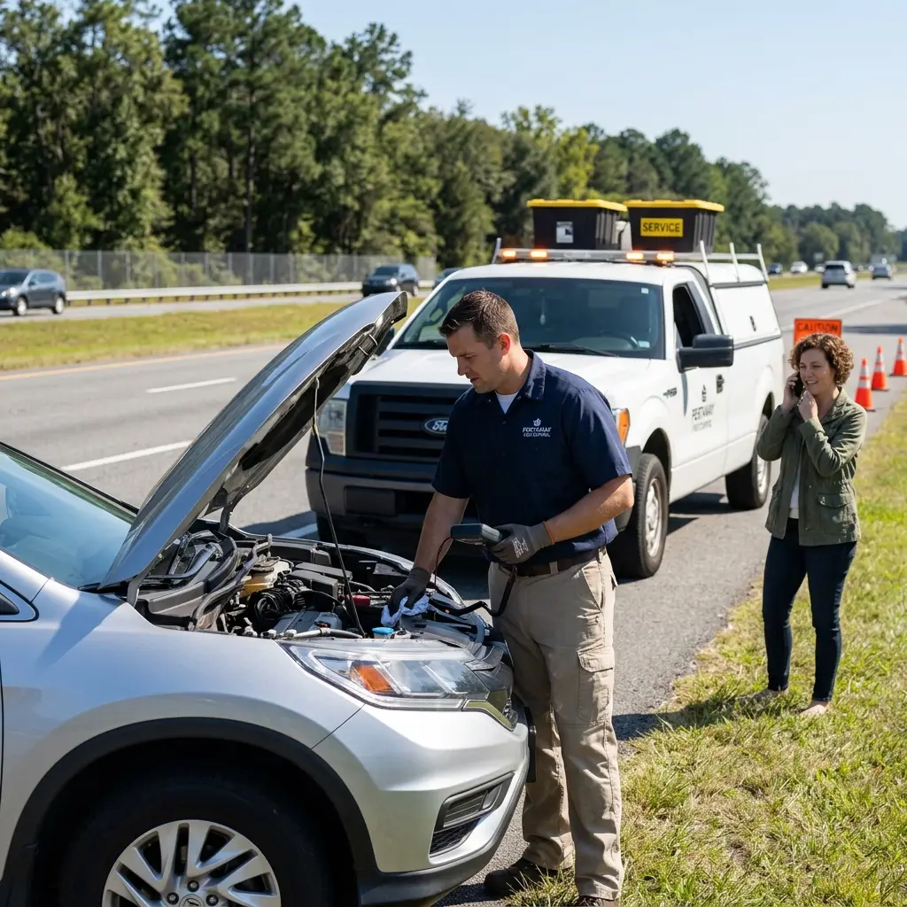 Comment se déroule notre intervention à Rubelles lorsqu’une panne survient sur autoroute ?