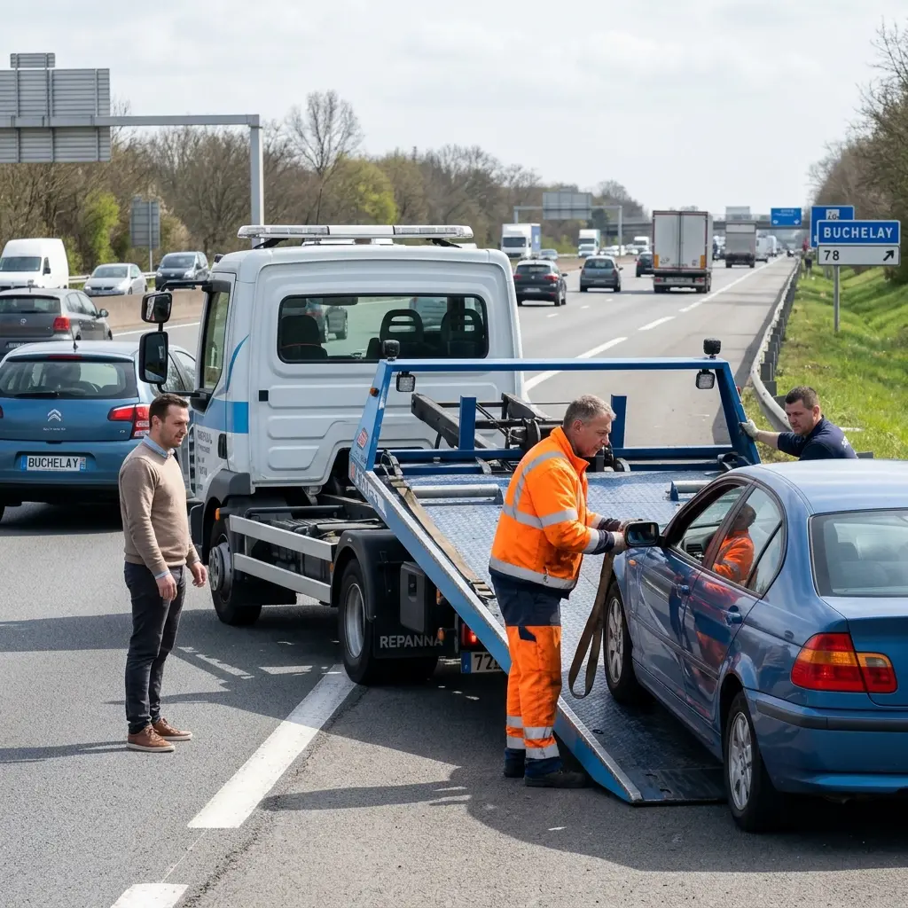 Dépannage autoroute Buchelay (78200)