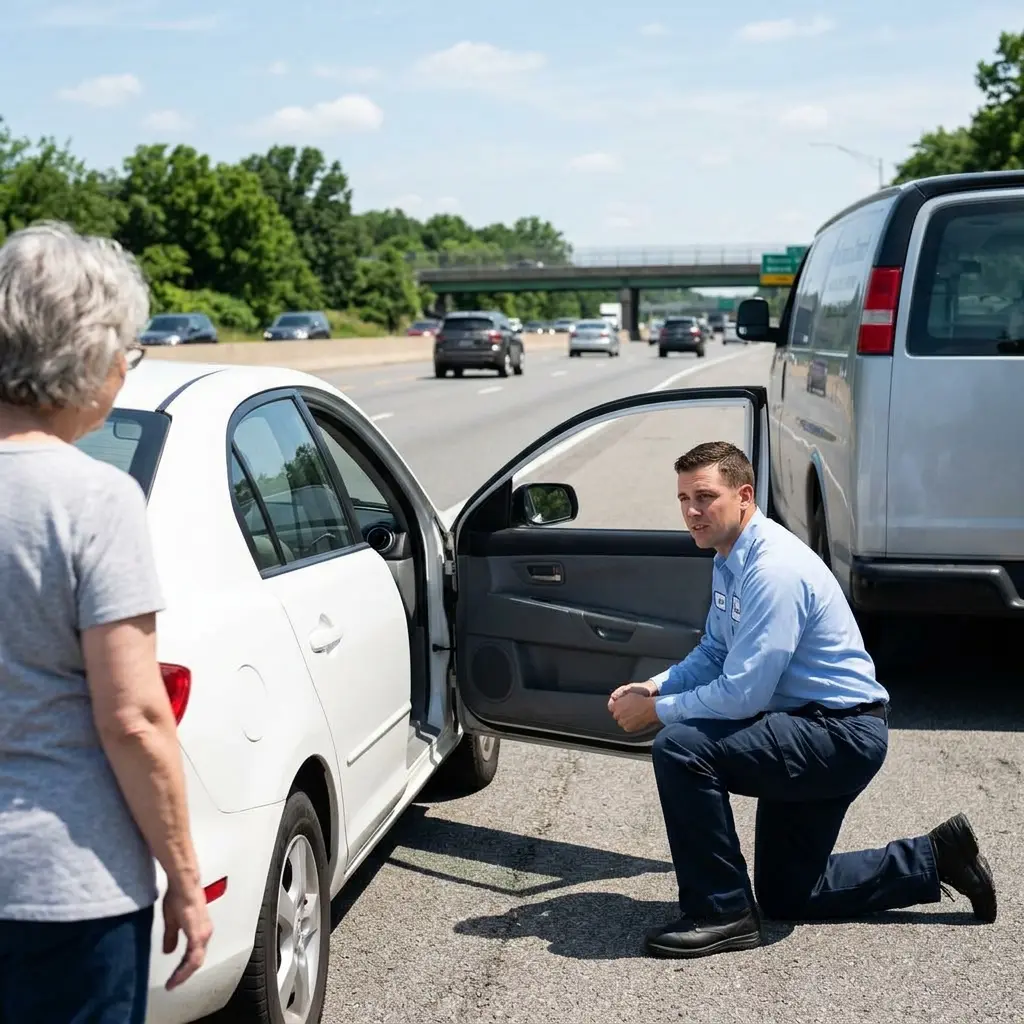 Une prise en charge technique et rapide sur place