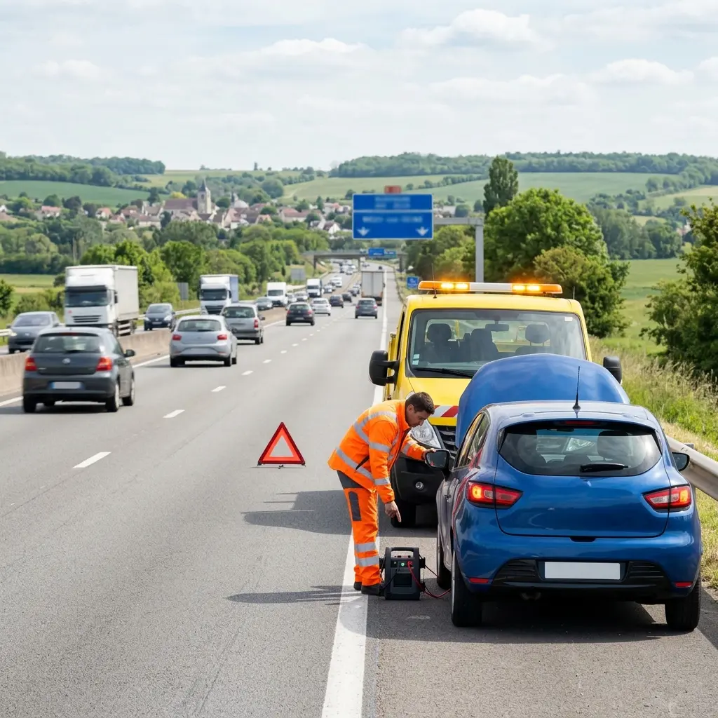 Bons gestes à adopter en cas de panne autoroute près de Mézy-sur-Seine