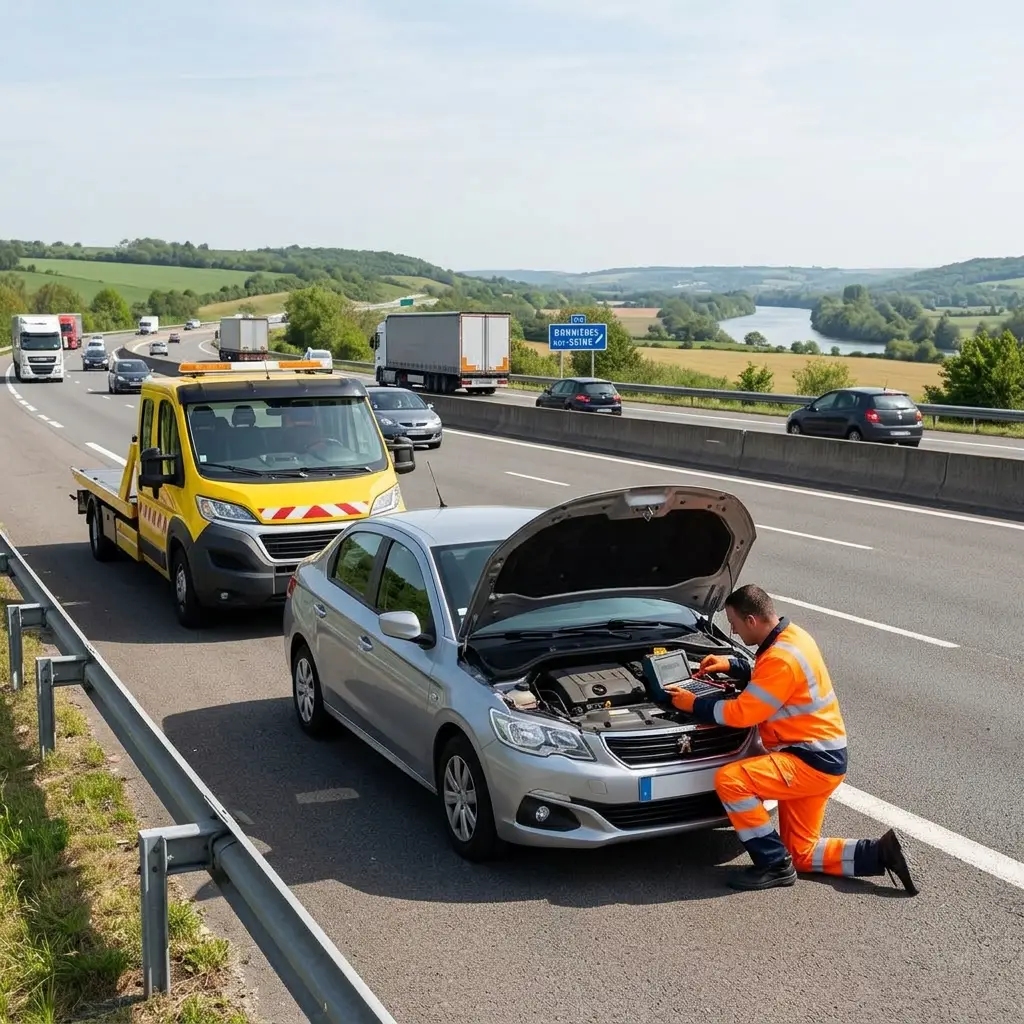Comment se déroule l'intervention à Bonnières-sur-Seine ?