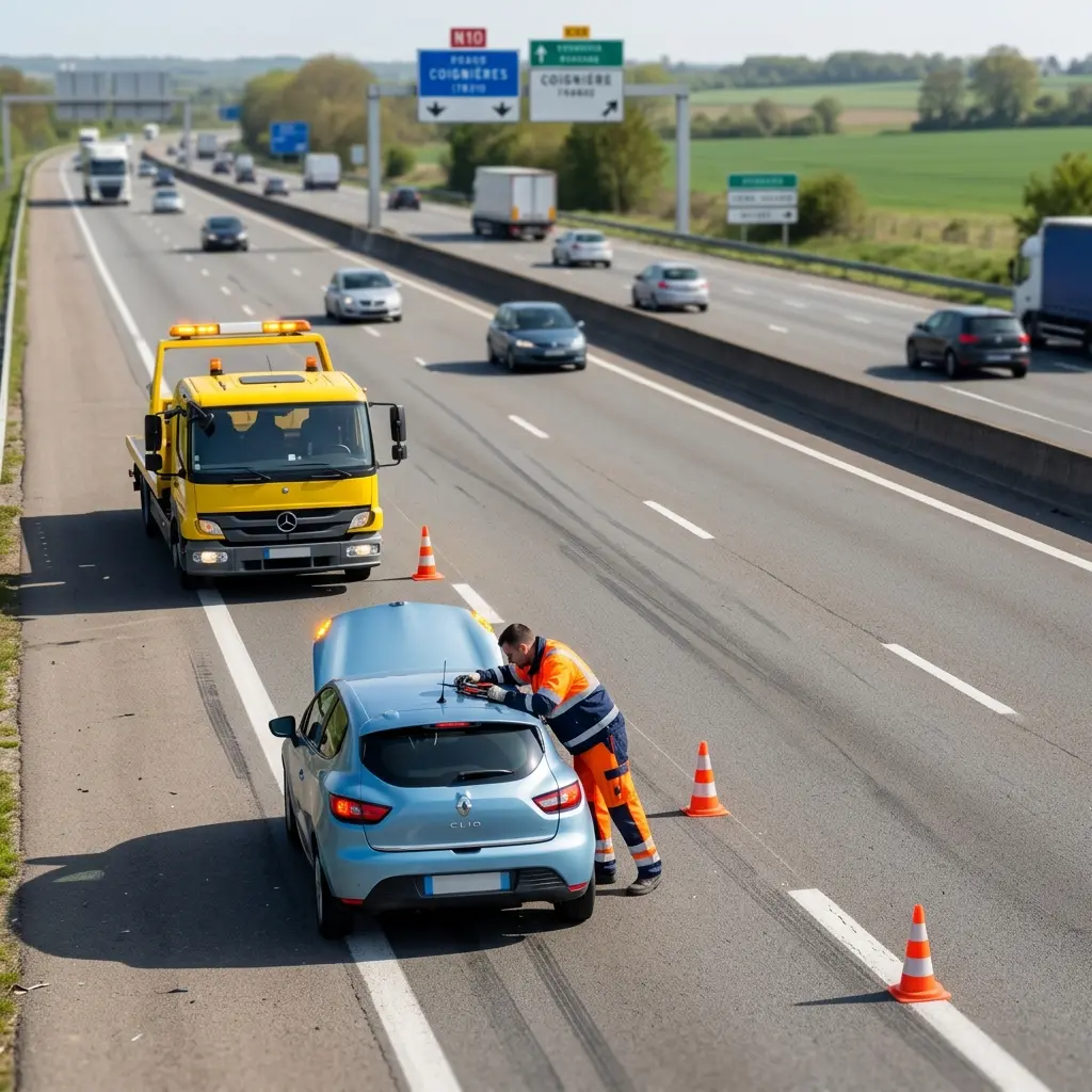 Pourquoi choisir notre dépanneuse à Coignières pour une urgence autoroute ?