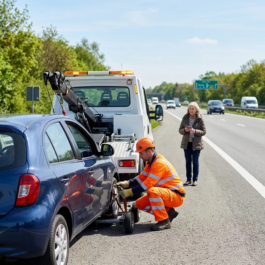 Bons réflexes pour une panne autoroute à Verrière