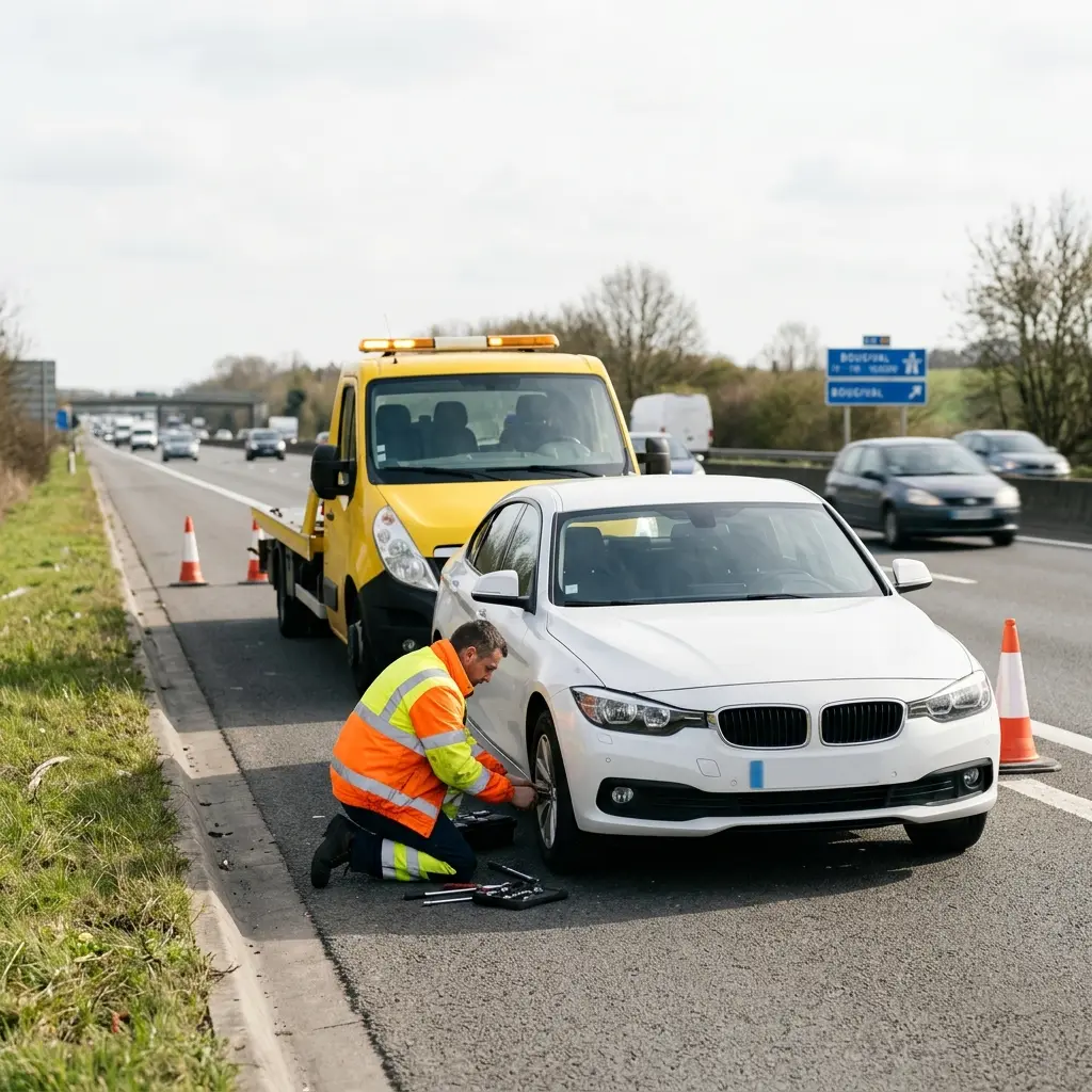 Notre solution de dépannage autoroute à Bougival sécurise votre trajet
