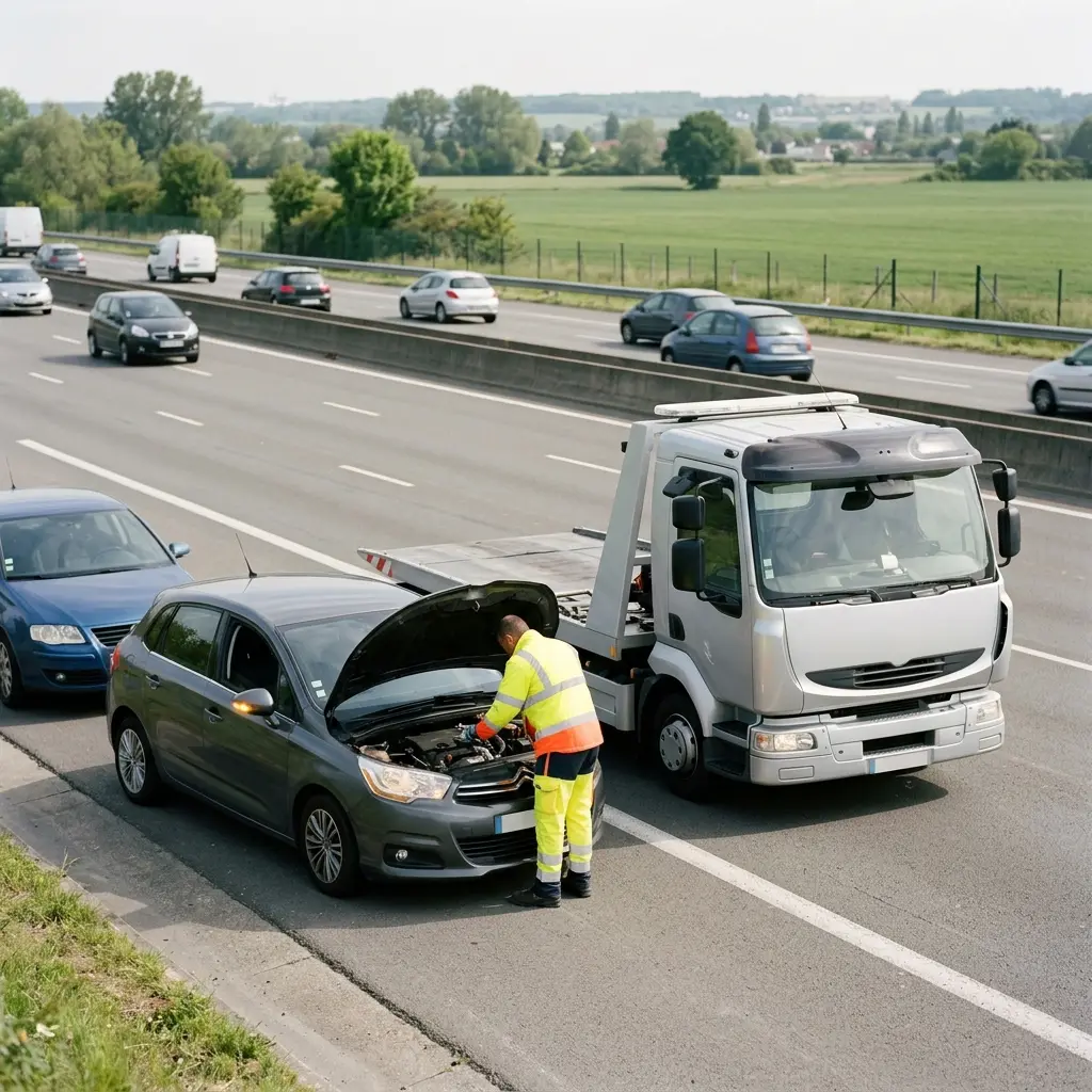 Dépannage autoroute Andrésy (78570)