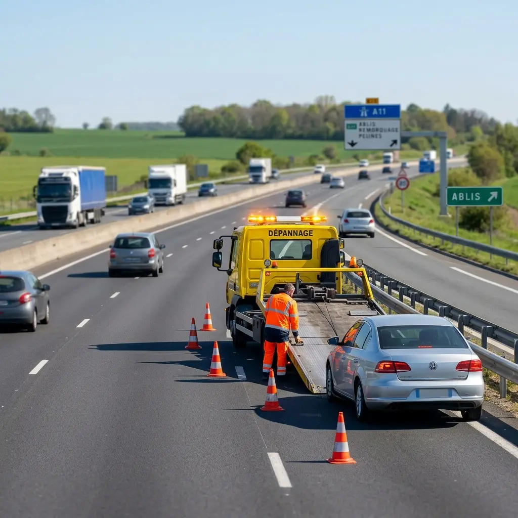 Dépannage autoroute Ablis (78660)