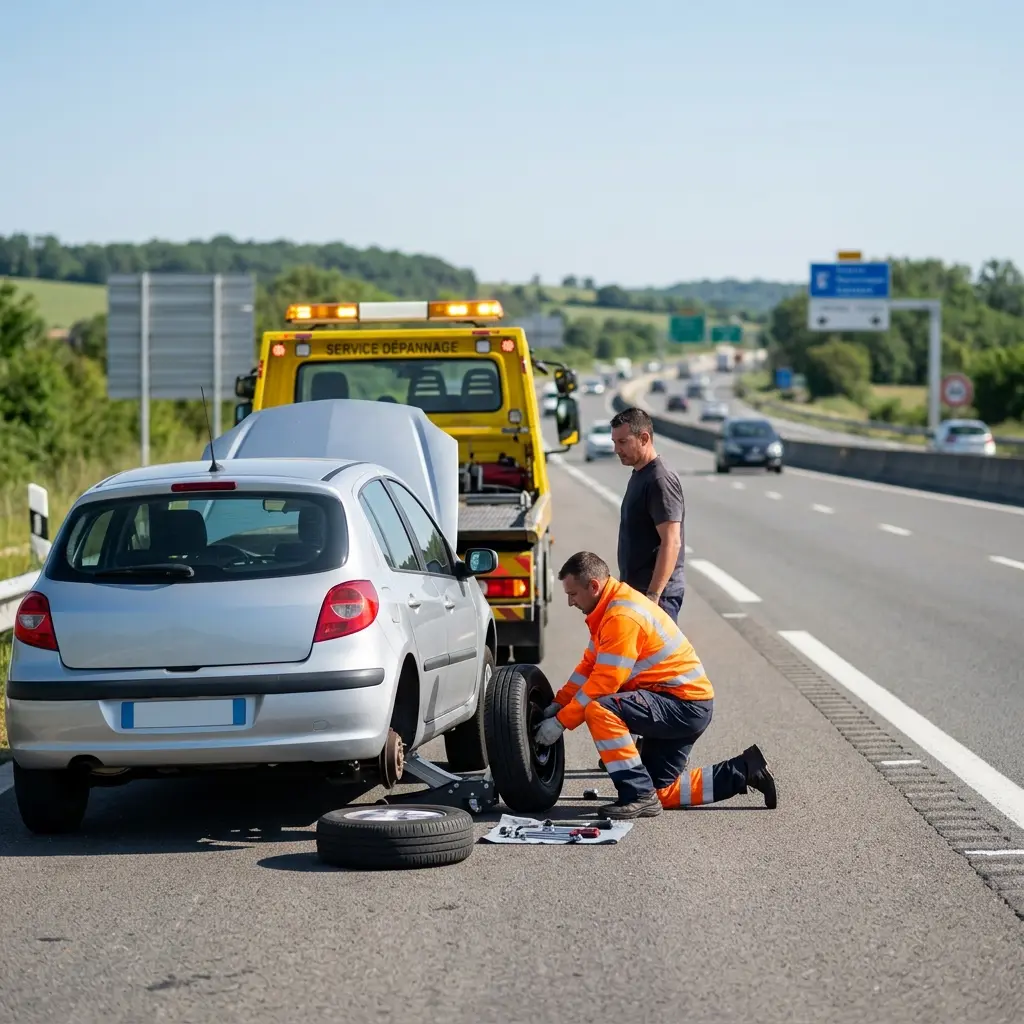 Bon réflexe en cas de panne autoroute près d’Épône