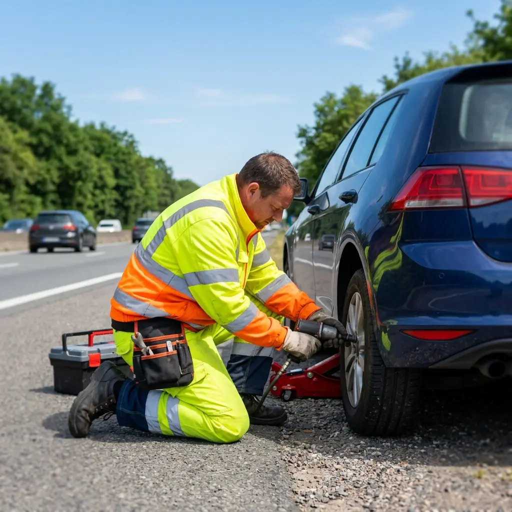 Etapes d’une intervention de dépannage autoroute à Saint‑Arnoult‑en‑Yvelines