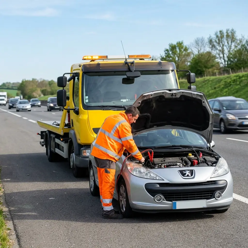 Bons réflexes à adopter en cas de panne sur l'autoroute de Maurecourt