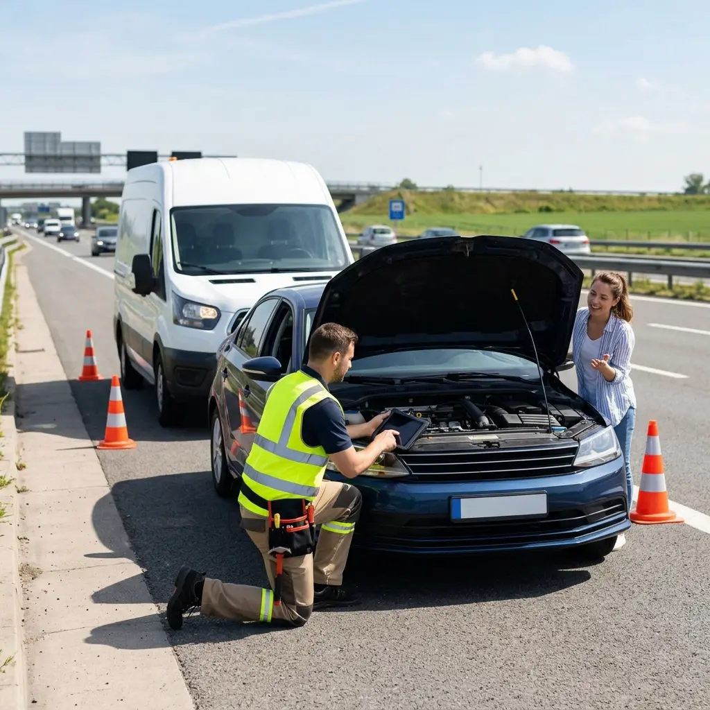 Bons gestes à adopter en cas de panne sur l'autoroute à Bailly