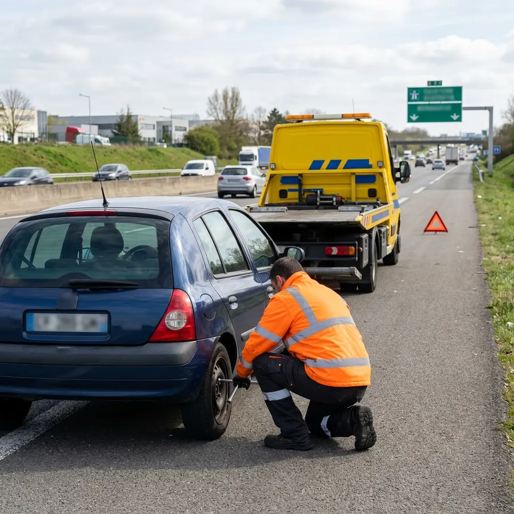 Comment nous intervenons sur l'autoroute à Bondoufle