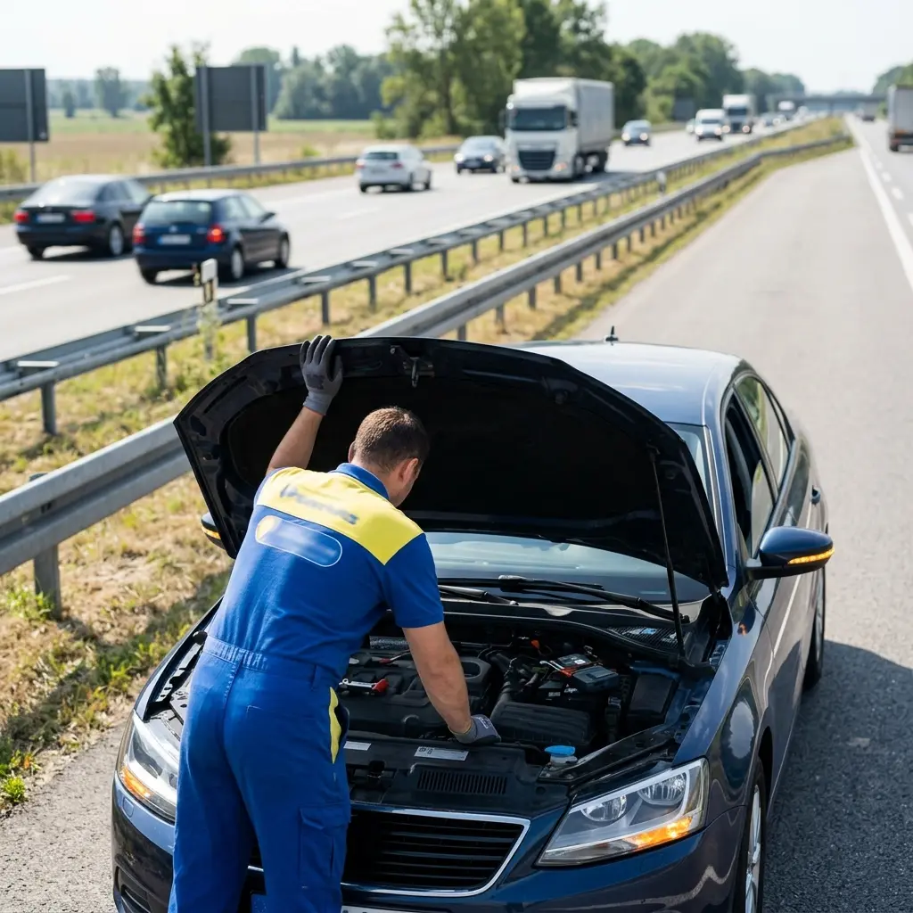 Les gestes essentiels en cas d'immobilisation sur la voie
