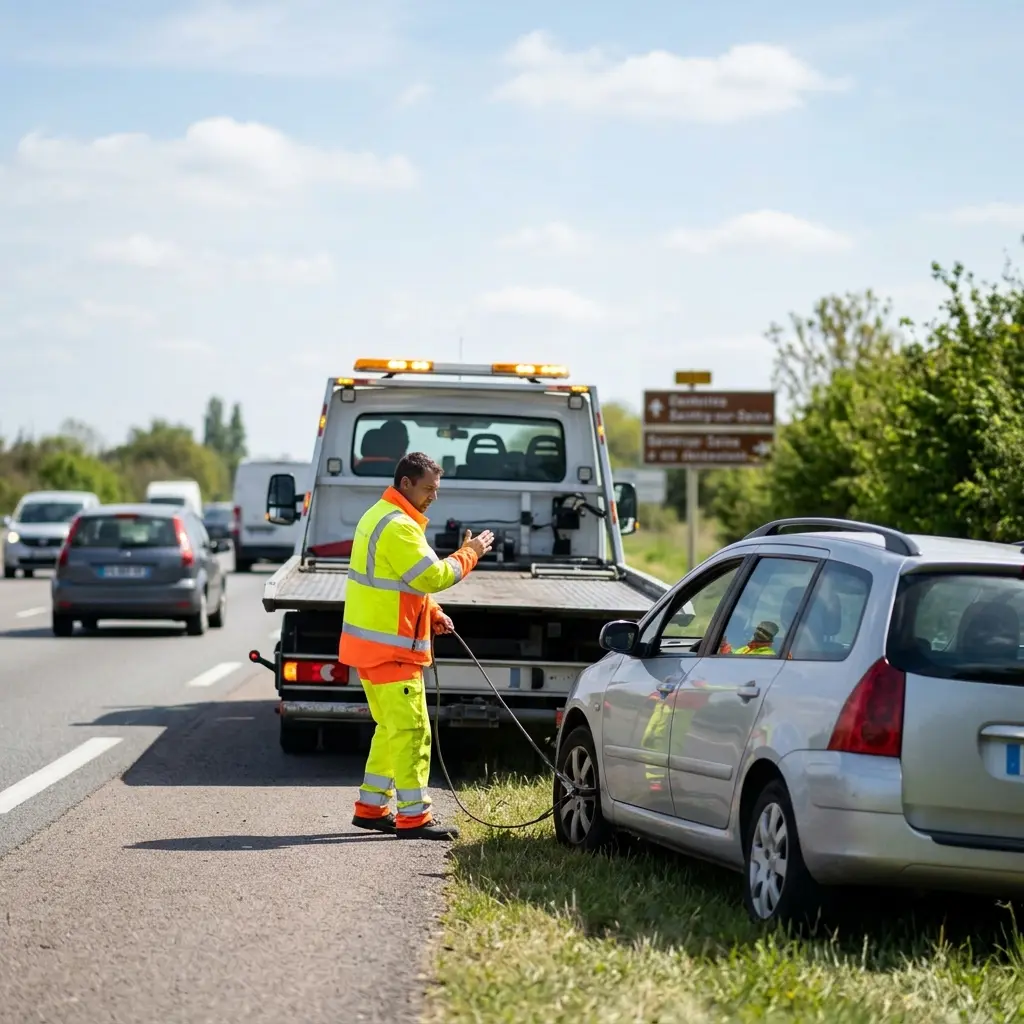 Dépannage autoroute Saintry-sur-Seine (91250)