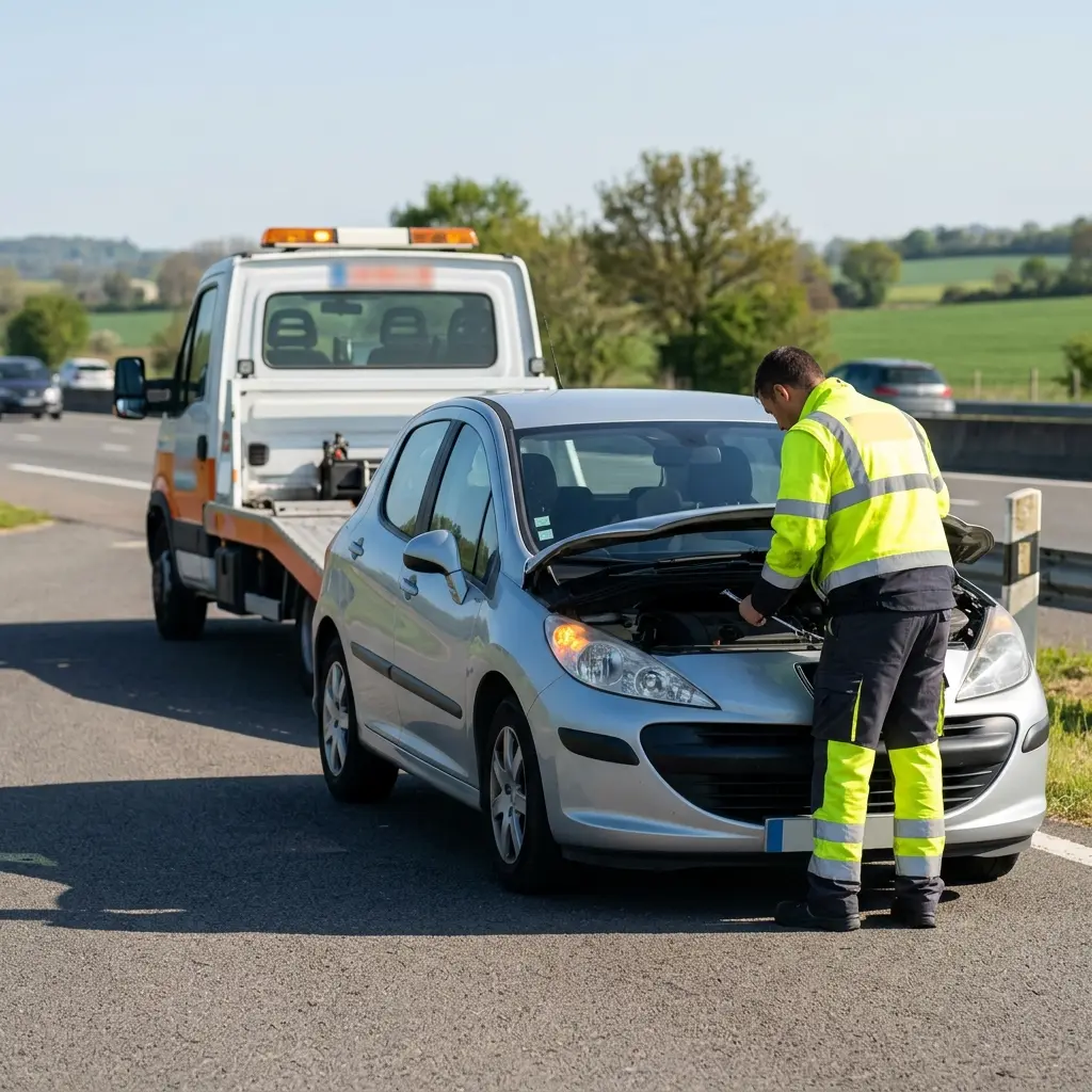 Précautions lors d'une panne sur voie rapide