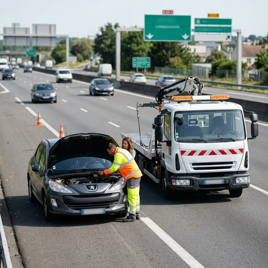 Bons gestes lorsque votre véhicule tombe en panne sur l'autoroute à Longpont-sur-Orge