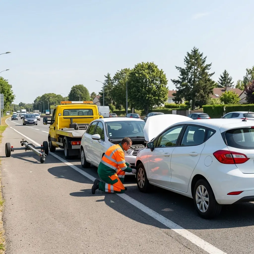 Bons réflexes à Vauhallan pour une panne d'autoroute rapide et sécurisée