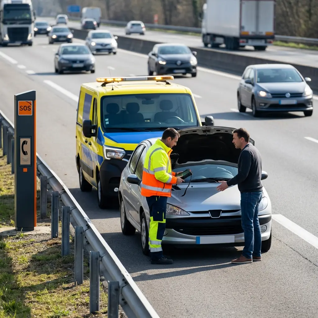 Notre méthode de dépannage autoroute à Marcoussis