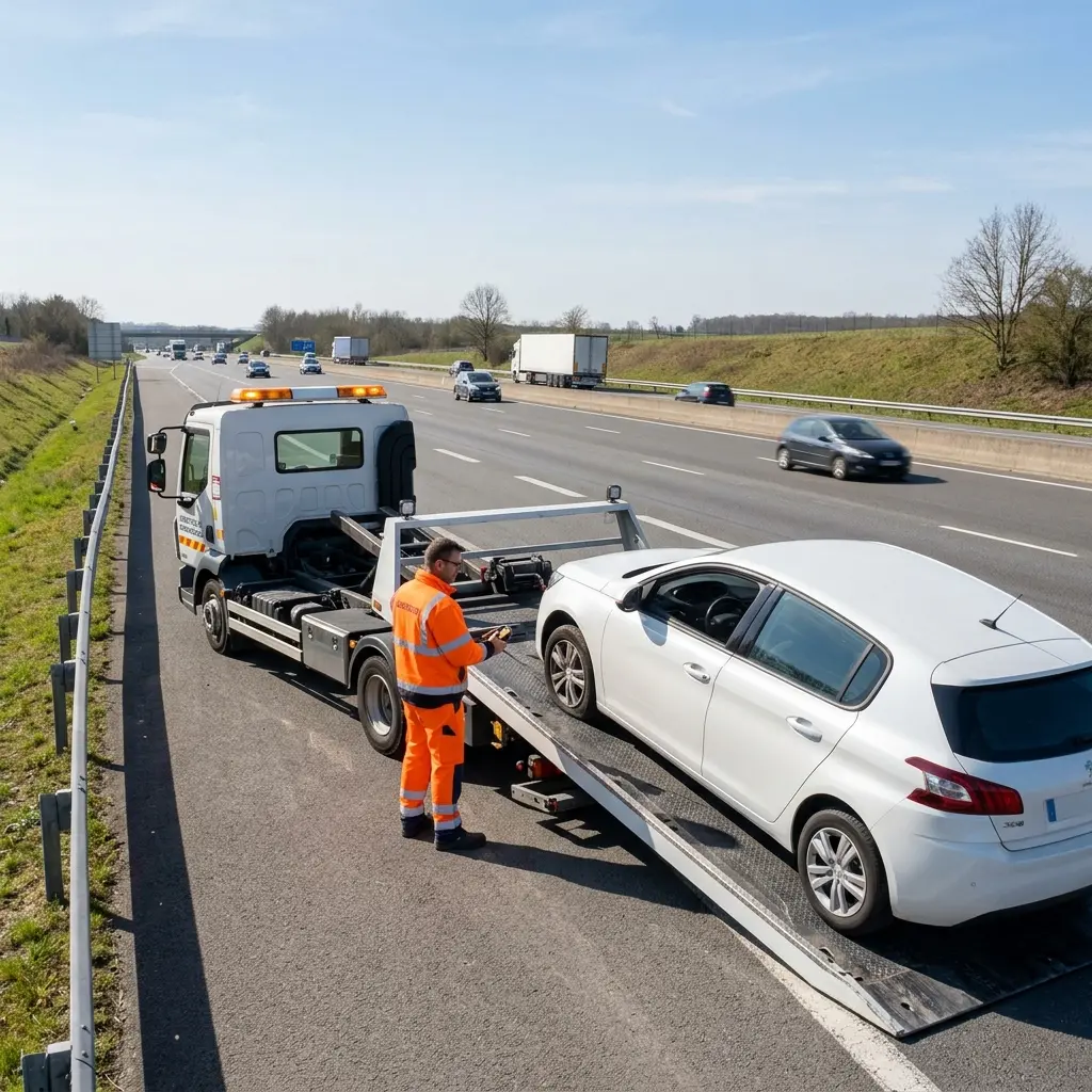 La clôture de notre service fiable et sécuriste sur l’autoroute à Ormoy