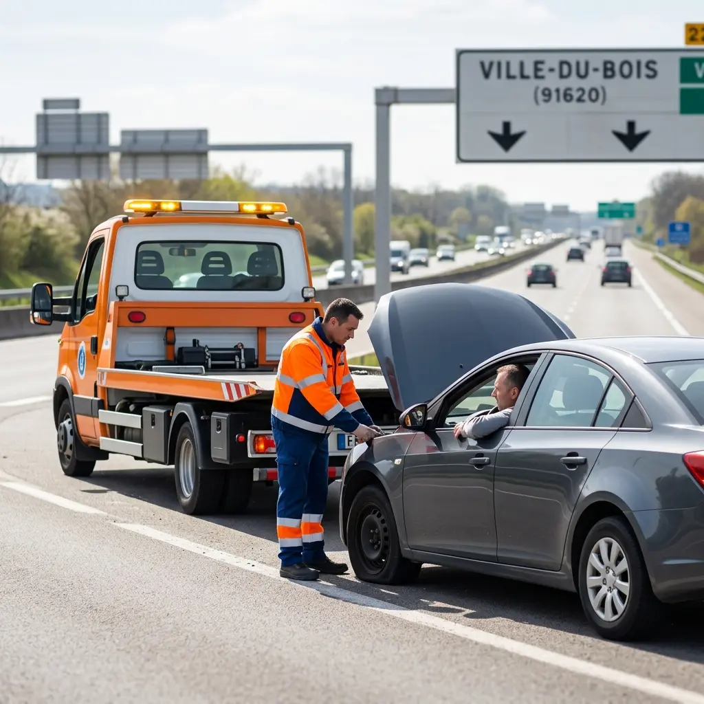 Dépannage autoroute Ville-du-Bois (91620)
