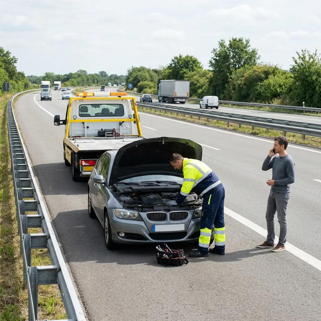 Dépannage autoroute Bruyères-le-Châtel (91680)
